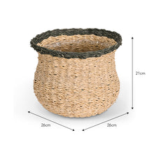 Load image into Gallery viewer, Fluted Seagrass Baskets