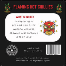 Load image into Gallery viewer, Eco Mini Grow Kit - Flaming Hot Chillies / Jalapeño Peppers
