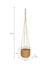 Load image into Gallery viewer, Hanging Plant Pot In Seagrass