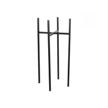 Load image into Gallery viewer, Black Straight Metal Plant Stand

