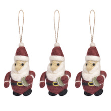 Load image into Gallery viewer, Felt Santa Christmas Tree Decoration
