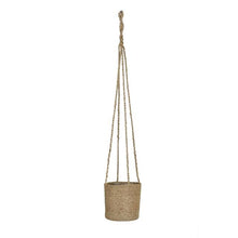 Load image into Gallery viewer, Hanging Plant Pot In Jute

